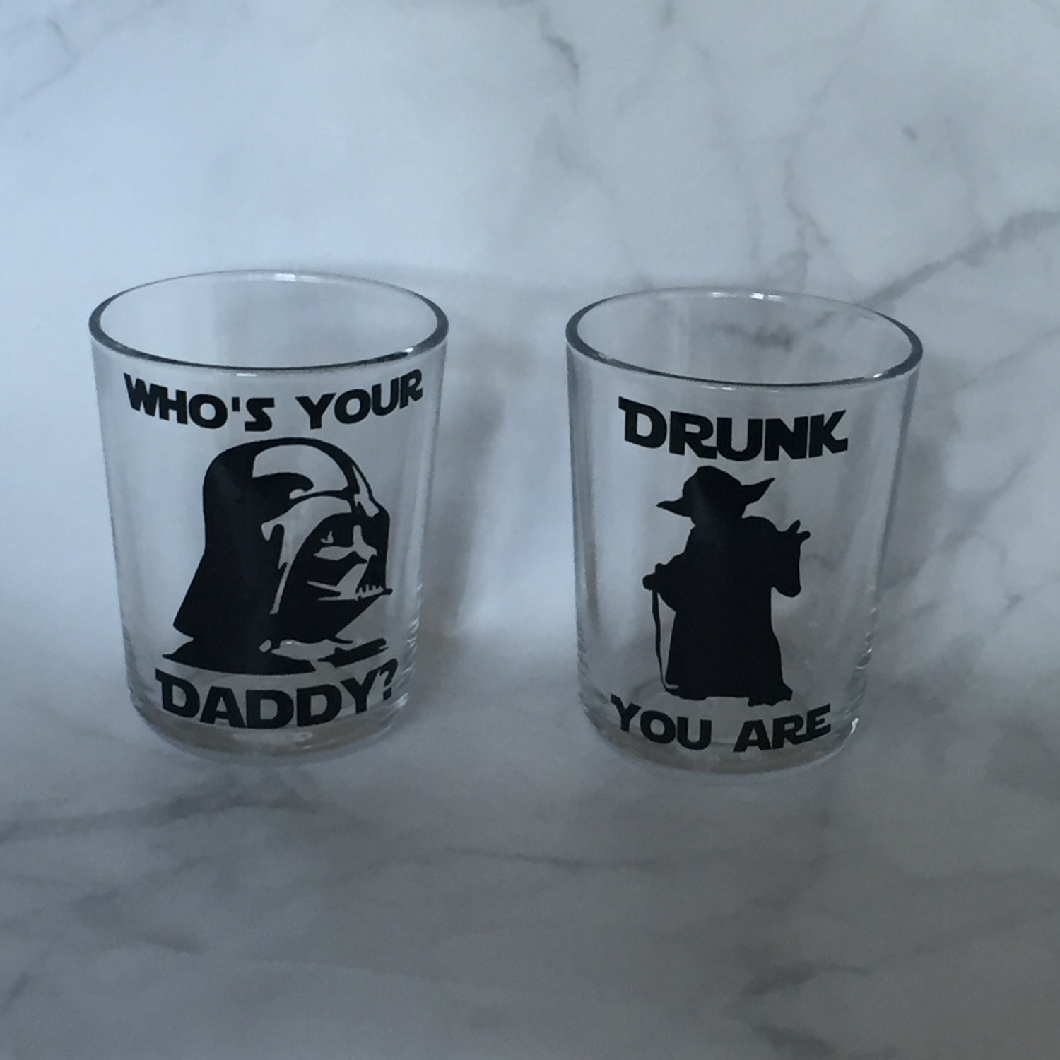 star wars drinking glasses vintage