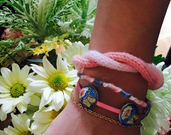 Bracelet fantaisie, fashion hand made bracelet, bracelet breloques