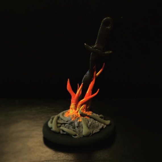 dark souls bonfire figurine