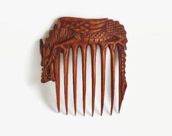 Hair accessories best friend gift ideas hair comb 30th birthday Gift for wife Gift for mother hair pin Hair fork aunt gift Oriental dragon