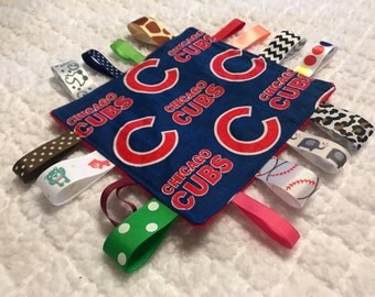 Chicago Cubs Baby Sensory Crinkle Toy