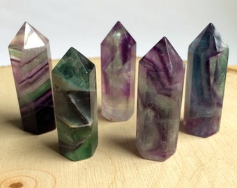 Rainbow Fluorite Crystal Generator / Point