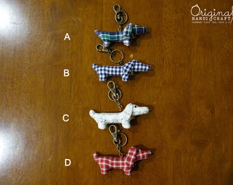 Sausage Dog keyring, Sausage Dog keychain, 100% handmade, keychain, handmade keyring, lovely gift, special gift, animal, dachshund