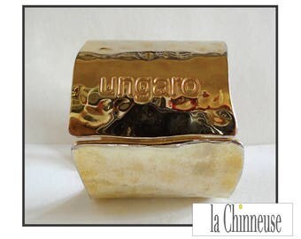 EMANUEL UNGARO CUFFLINKS / Cuff Bracelet by Emanuel Ungaro.