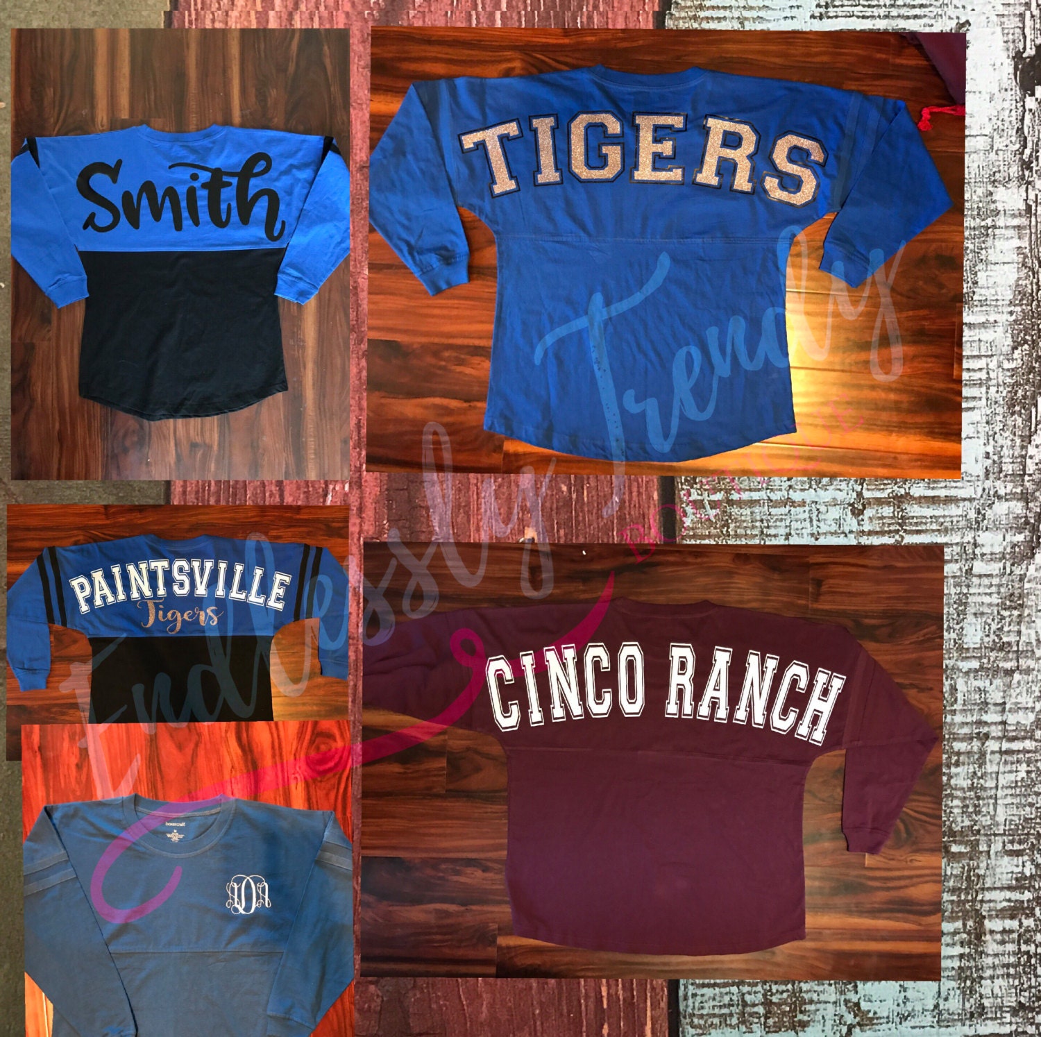 Custom Personalized Pom Pom Jersey Shirt School Spirit