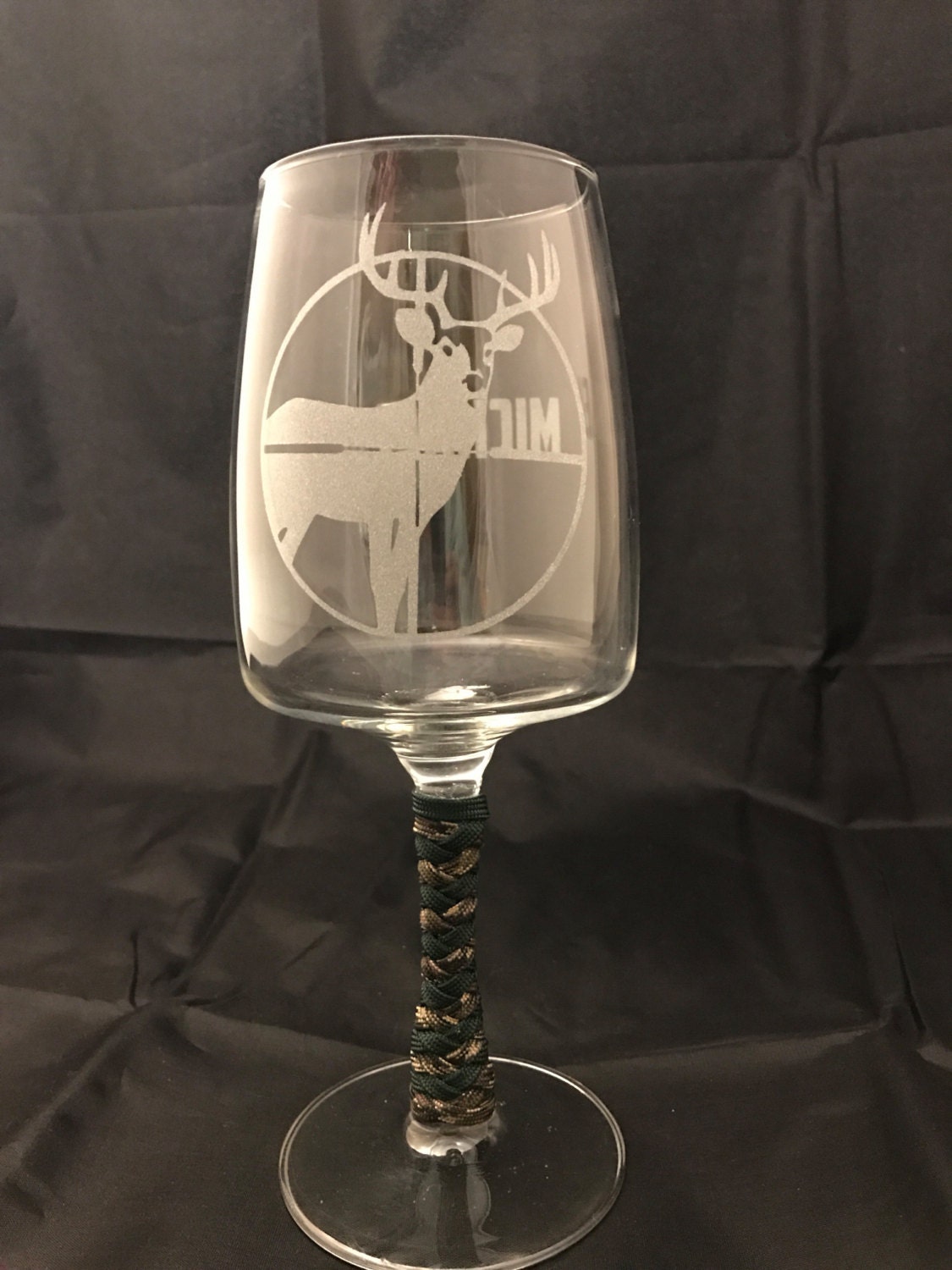 Mother's Day Deer hunting wine glass bridesmaid gifts