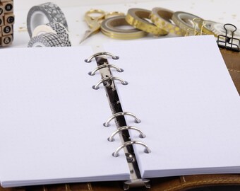 60 x gepunktetes dot personale carta griglia - 60x planner punteggiato carta inserti personali Filofax tratteggiata-PE