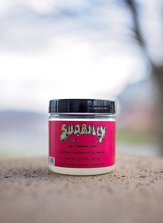 Gel Ohhhhhh! Cherry Sandalwood and Vanilla Bath Jelly, VEGAN #37915