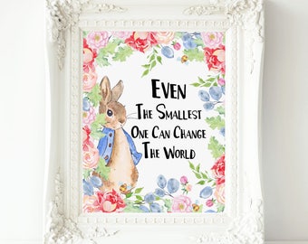 Peter rabbit quote | Etsy