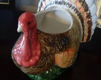 Brinns Vintage ceramic turkey planter