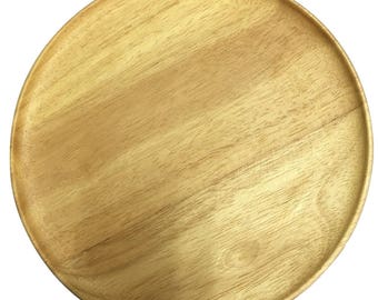 Wooden Plate, 12 inches (30 cm.), price 14 usd