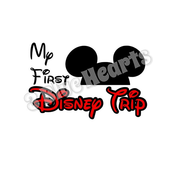 Download First Disney Trip Mickey SVG dxf Studio First Disney Trip svg