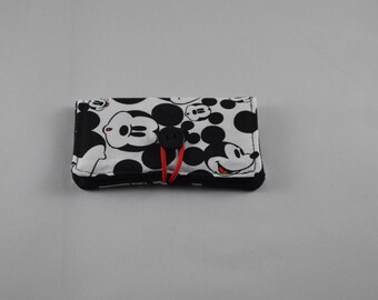 Small Wallet, Business Card Case, Gift Card holder, Birthday Gift, Thank you Gift, Handmade wallet, Disney Mickey Mouse