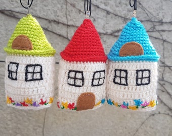 Housewarming gift miniature houses baby room decor sweet home small house fairy house ornament New House gift Moving gift baby deco stuffed