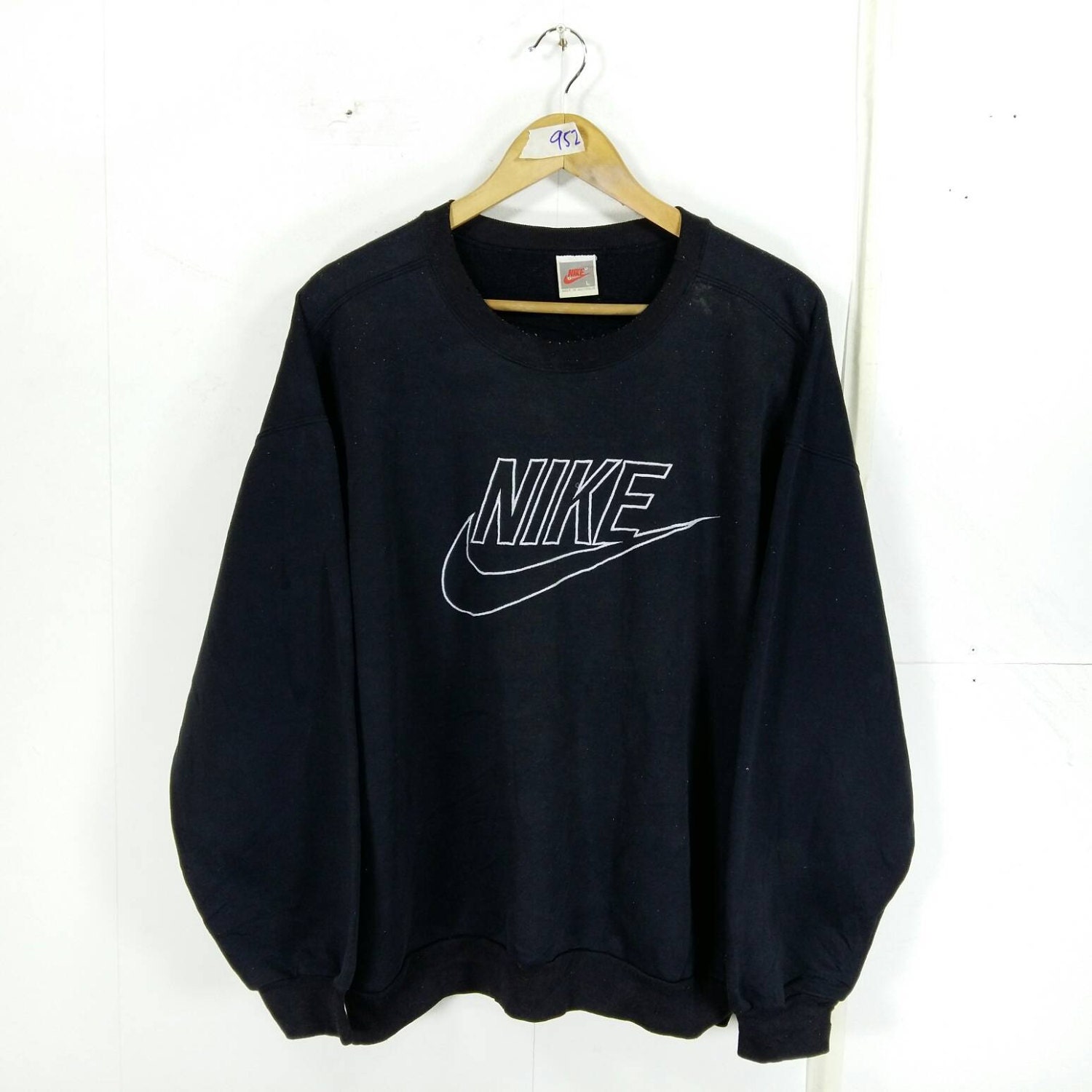 vintage 90s nike air sweatshirt big logo jumper