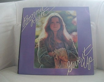 Vintage Bonnie Raitt "Give It Up" Vinyl LP