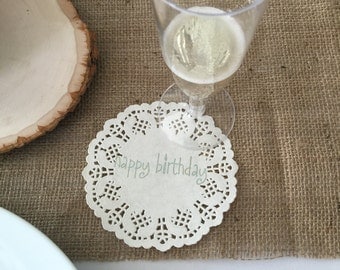 Shabby Chic Inspired Party Coasters