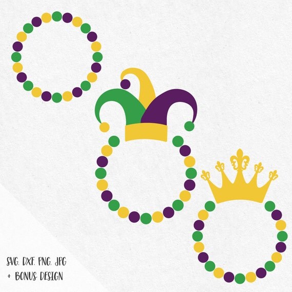 Download Mardi Gras monogram svg Mardi Gras monogram crown svg Fleur