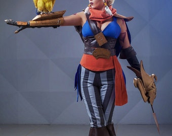 League of Legends Corsair Quinn cosplay costume