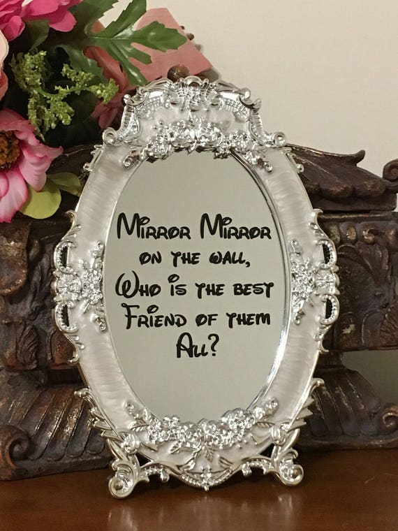 Mirror Mirror on the wall personalized mirror sign/Stunning