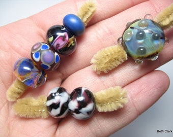 Destash Unknown Artisan Lampwork bead lot #7