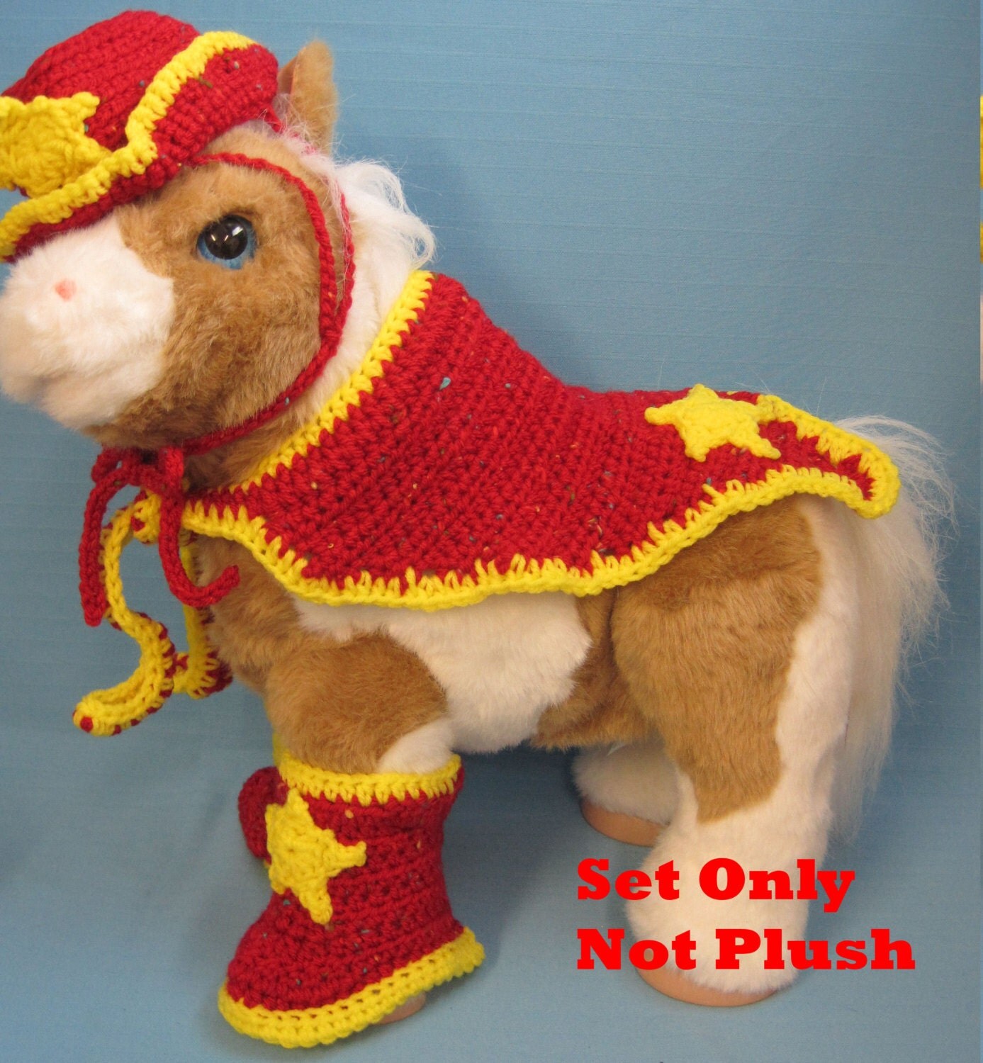 Pet Sets Dog Cowboy Hat Boots Scarf Bright by HandCraftedByBren