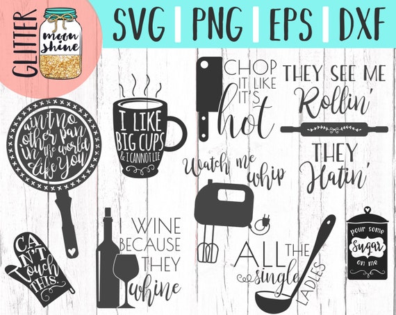 Download Kitchen Cooking Designs Bundle svg dxf eps png Files for