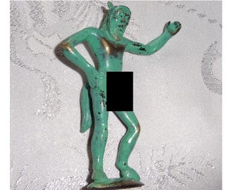 Solid bronze Erotic Greek statue museum replica