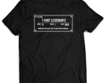 Men's Skyrim Inspired Legendary T-Shirt