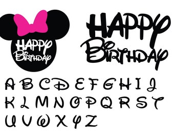 Free Free 349 Disney Happy Birthday Svg SVG PNG EPS DXF File