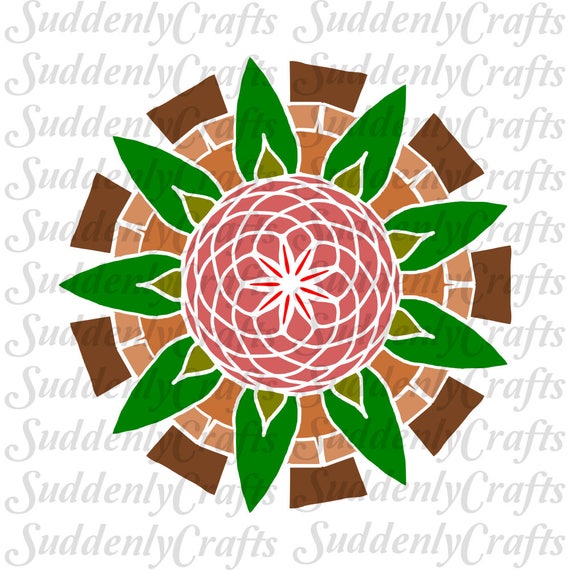 Download Mandala Pineapple Svg For Crafters - Layered SVG Cut File