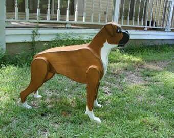 life size boxer statue