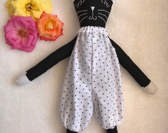 Handmade organic eco-friendly soft doll toy