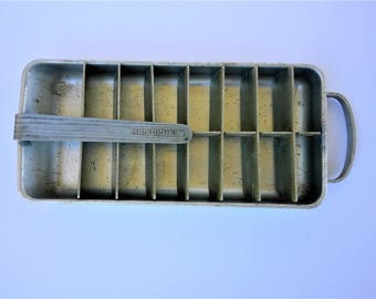 Vintage Frigidaire Metal Ice Tray - Heavy Duty