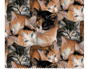 Cozy Cats Fleece Throw blanket /David Textiles/Free shipping available/cat blanket