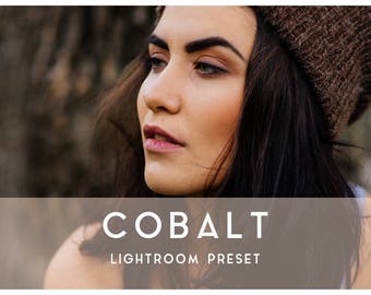 Cobalt Moody Modern Professional Lightroom Preset Professional Lightroom Filters for Portraits, Weddings, Family, Newborns