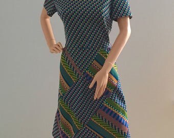 1960's Vintage Mod Shift Dress Medium