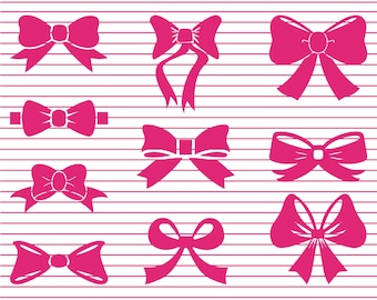 Bow tie cut file, Bow SVG Cut File, Bow DFX Cut file for Cricut, Bow Cut file for Silhouette Cameo, Bow vector file