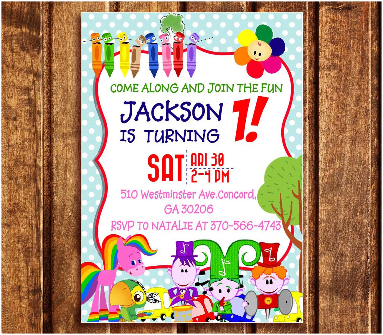 Baby First TV Birthday Party Invitations Baby First TV