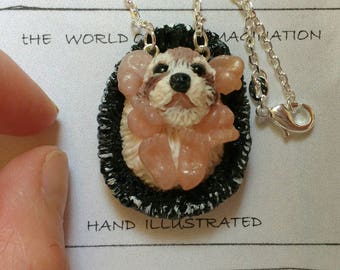 polymer clay hedgehog pendant . hedgehog jewelery.cute animal.Buy Directly From Artist.fair trade.handmade.