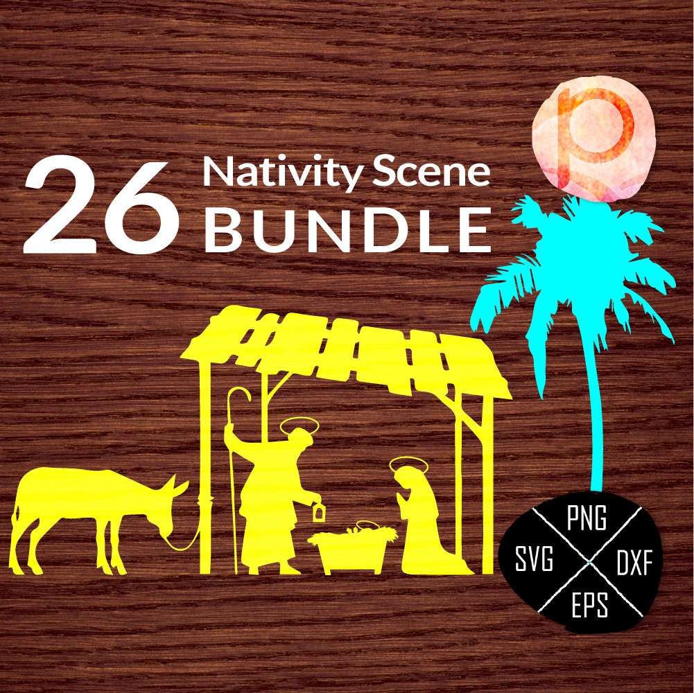 Download Nativity Scene SVG bundleChristmas SvgNativity svgOh Holy