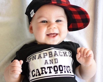 Baby Snapbacks - Snapbacks, Gray Outfit Baby Boy, Black Outfit Baby Boy, Newborn Gray Bodysuit, Hipster Baby Clothes, Gray Bodysuit Boy