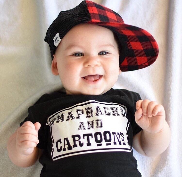 Snapbacks and Cartoons Trendy Baby Boy Clothes Trendy