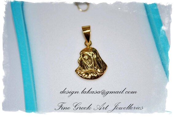 madona sterling silver gold plated jewelry Lakasa e-shop gifts baby shower day child love mother religious jewellery mama baptism name day