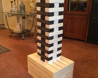 Large Jenga Game, Giant Jenga Game, Jenga Game, Jumbo Jenga Game, Unique Gift Idea, Games, Family Gift Idea