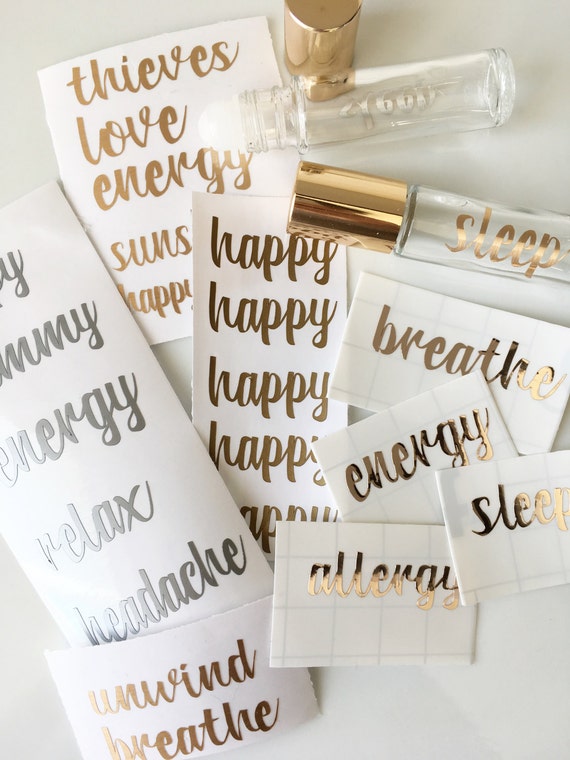 Custom Rollerball Labels for 10ml Rollerball label only