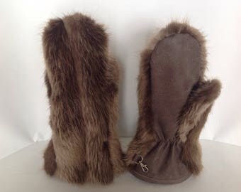 Mitaines en castor