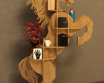Horse Table 3D model,animals ,CNC ,decoration,decorative ,art, shelf ,interior,souvenir ,wood, wooden, vector graphics,laser,DXF,