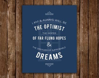 Doctor Who Quote - DIY Printable PDF Print