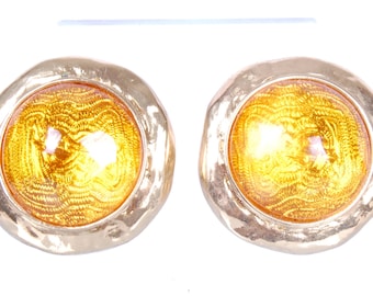 Timeless Authentic Vintage 1960s Yves Saint Laurent Earrings with logos